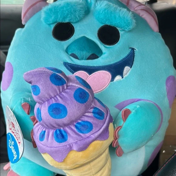 Disney® 14" Sulley with Ice Cream Plush - Picture 1 of 5